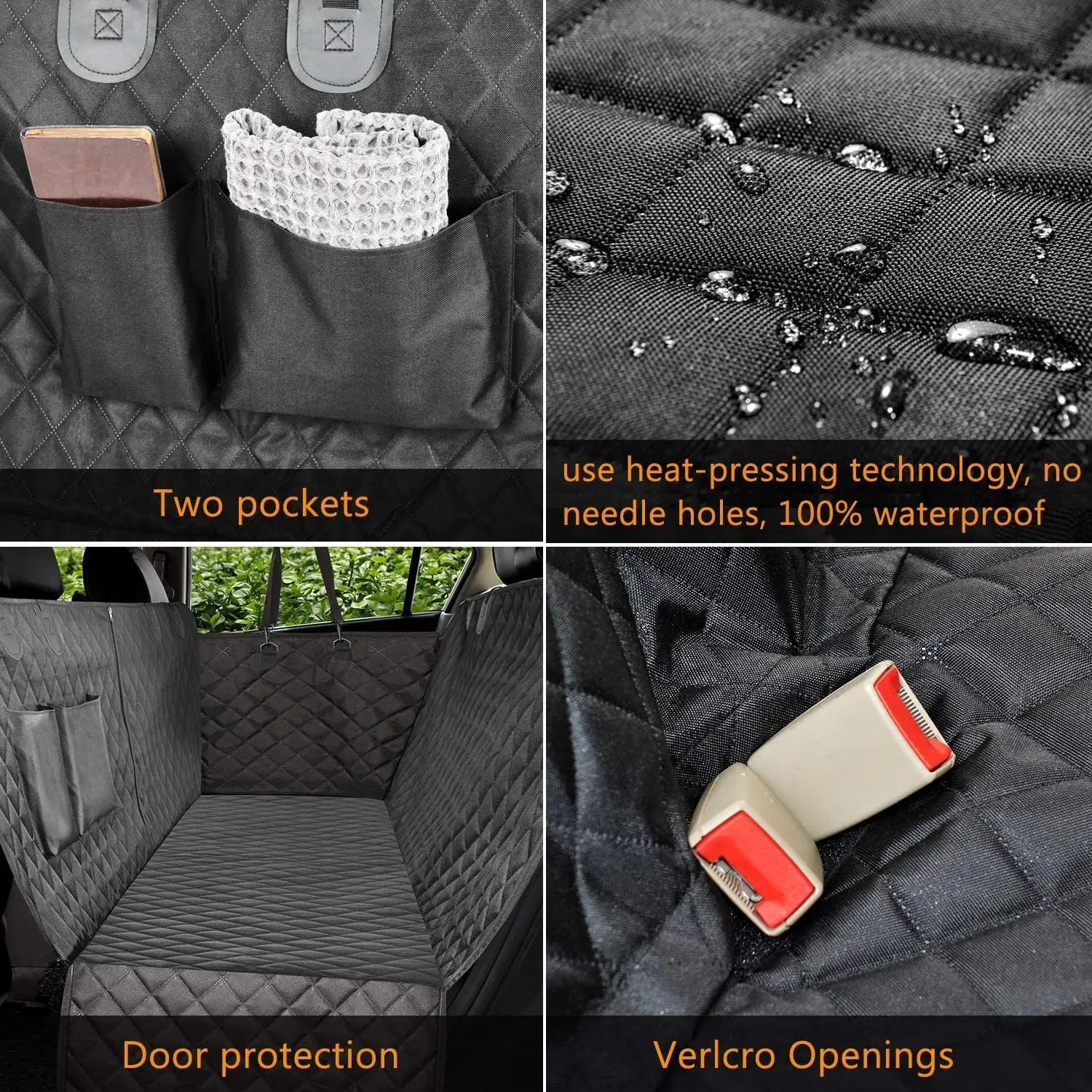 Factory Custom Wholesale High Quality Waterproof Non Slip SUV Dog Car Seat Cover Pet Car Seat Cover