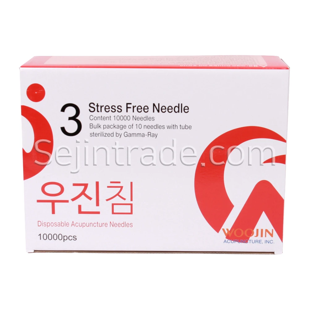 
WOOJIN ACUPUNCTURE NEEDLE Pouch Package Stainless Steel Acupuncture Needles Stress Free Needle With Tube Hot Sale(1,000 PCS/BOX) 