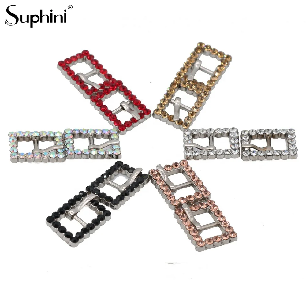 Suphini Ballroom Latin Dance Shoes Crystal Buckle