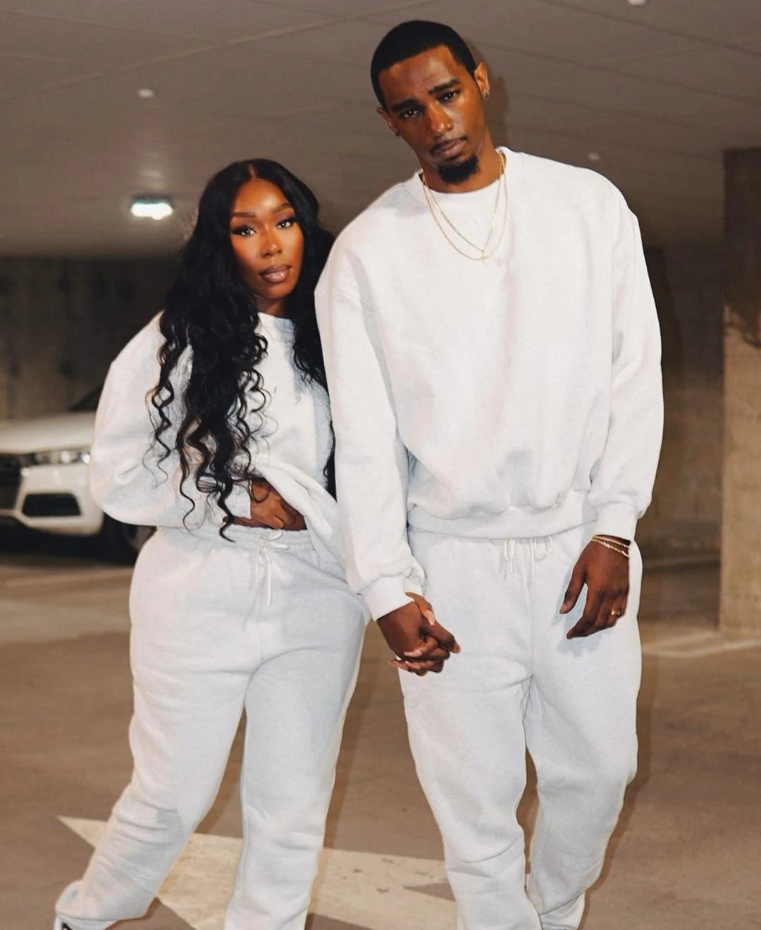 Custom Logo Women Causal 2 two pieces clothing Oversize Crop Hoodies and Jogger Sets for Ladies