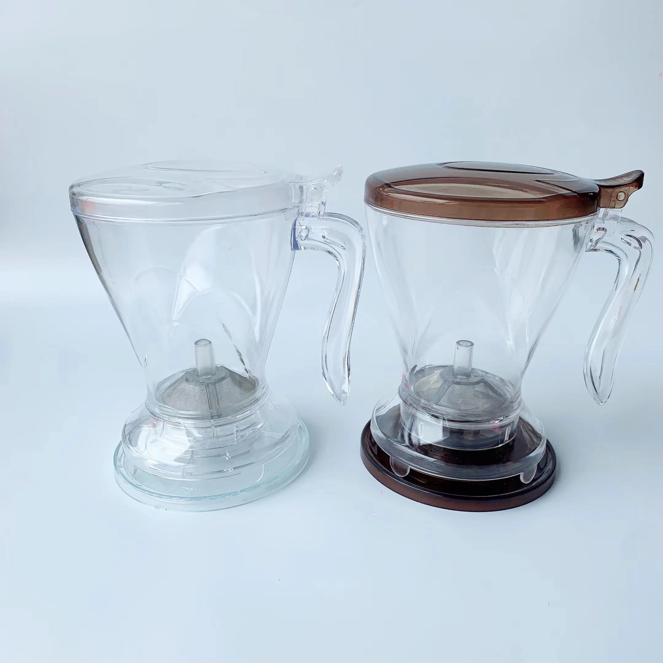 20oz 600ml Easy clean Tea Steeper Easy Brew Tea Infuser Teapot Bottom Dispensing Teapot With Coaster