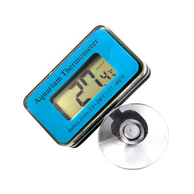 Aquarium thermometer electronic digital display aquarium thermometer suction cup type