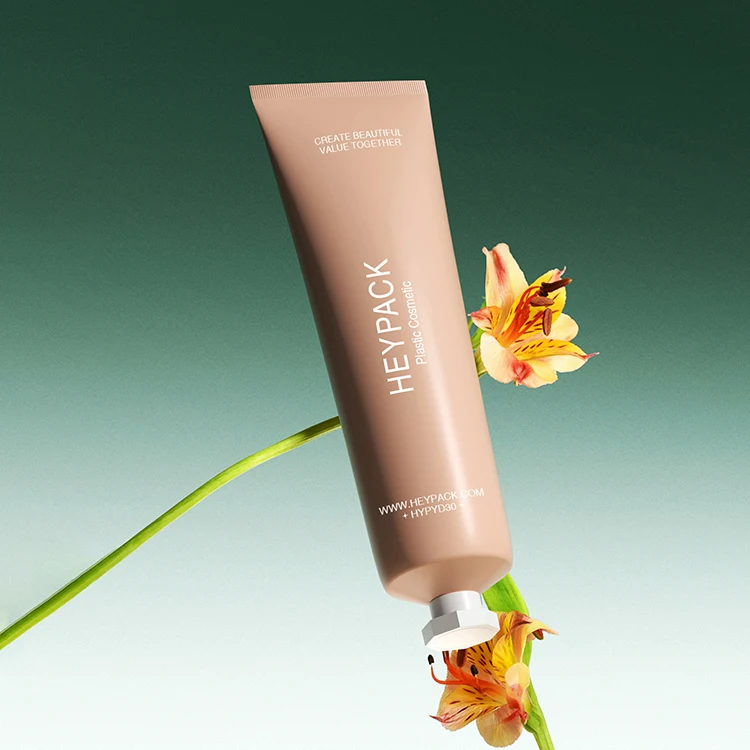 Empty ABL Aluminum Plastic Tube With Octagonal Lid Hand Cream Body Cream Tube Packaging