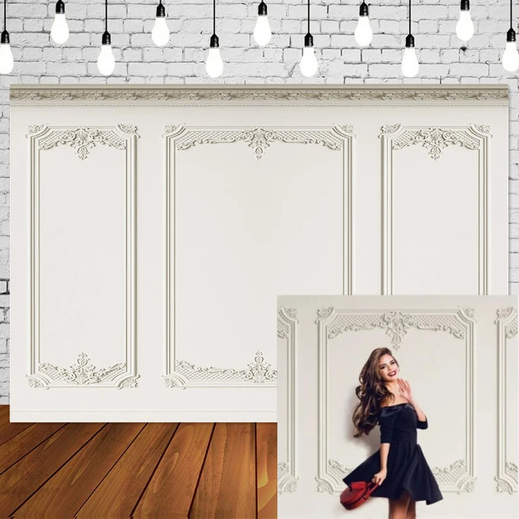 Custom Flowers Floor Photography Backdrop Wedding Bridal Shower Photo Video Studio Seamless Background 6*9ft