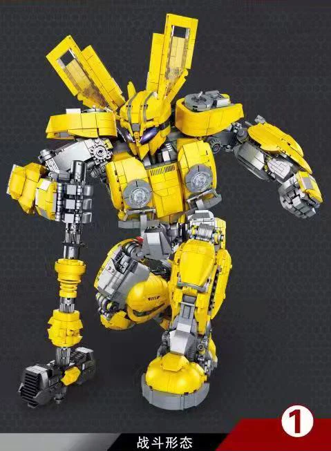 Transformed Toy Block Set  Robot Optimus Hornet Warrior Collector Building Block for Kids Educational Toys Block