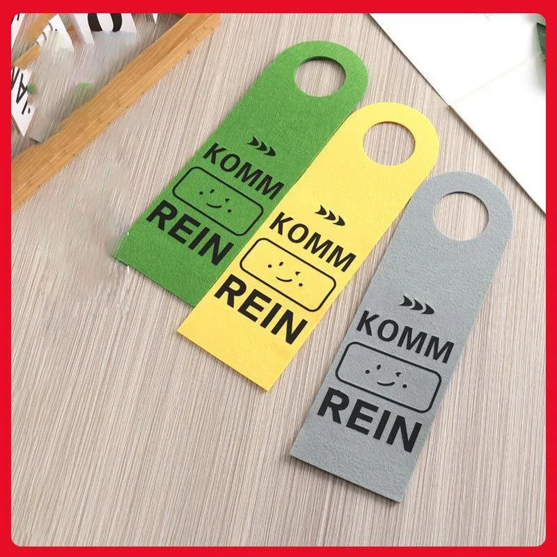 Wholesale Do Not Disturb Door Sign Please Clean Up Double-Sided Hanging Sign Hotel Guest Room Door Do Not Disturb Prompt Sign
