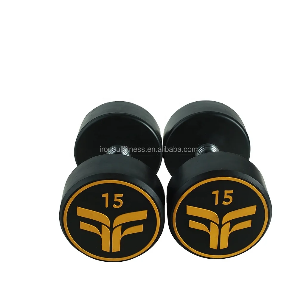 Iron Bull dumbbells gym  wholesale rubber coated dumbbell