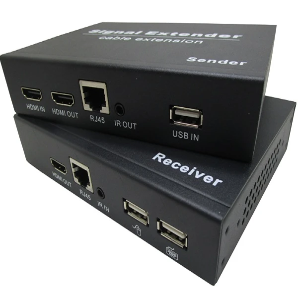 
HDE-200HU Infrared Control Local Output One To Many Connection 200m 1080P H.264 HDMI KVM Extender 