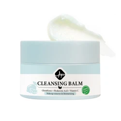 OEM private label makeup remover gel cleansing nourishing skin glutathione facial cleansing balm with hyaluronic Acid