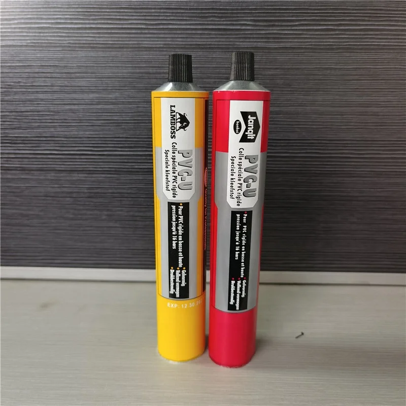 125g PVC-U Package Aluminum Tubes for Neoprene Contact Glue Collapsible Tube Super Instant Epoxy Glue Cyanoacrylate 502