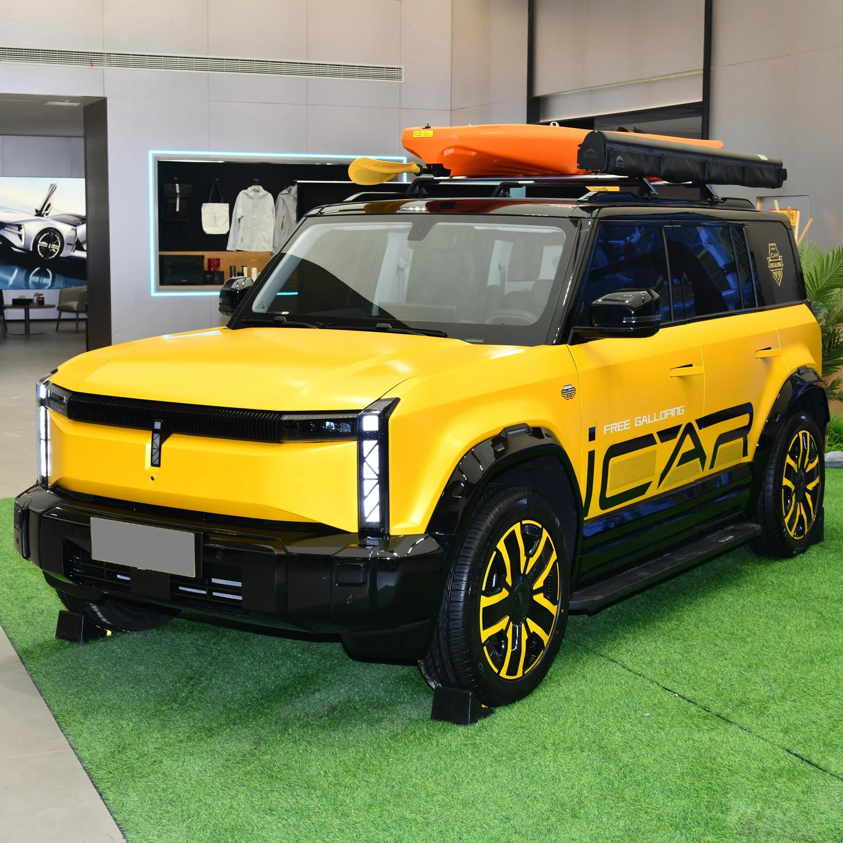 Электрический Автомобиль Chery Icar 03 большой дальности 5 мест 2024 для семейного внедорожника новый дизайн 4WD