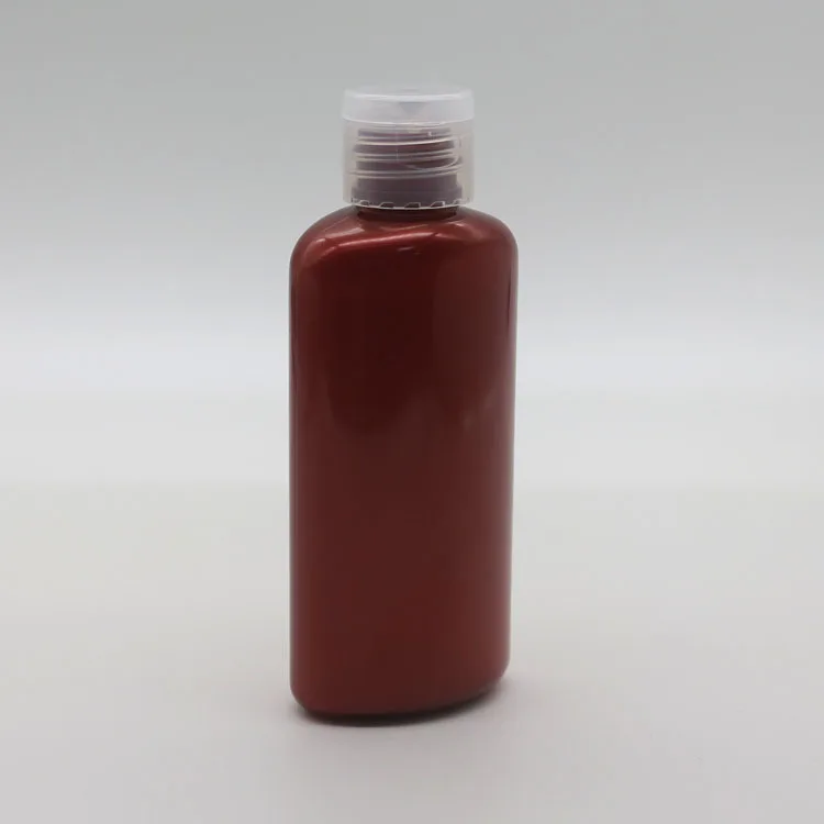 2025 Customizable Plastic Bottles with Flip Oval Flat Design for Sub-Bottled Gel Shampoo Perfume Lotion Cream Water Food Use