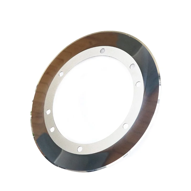 2021 new cemented carbide blade for slitting paper tissues manufacturer customized circular cutting machine blade for corrugated