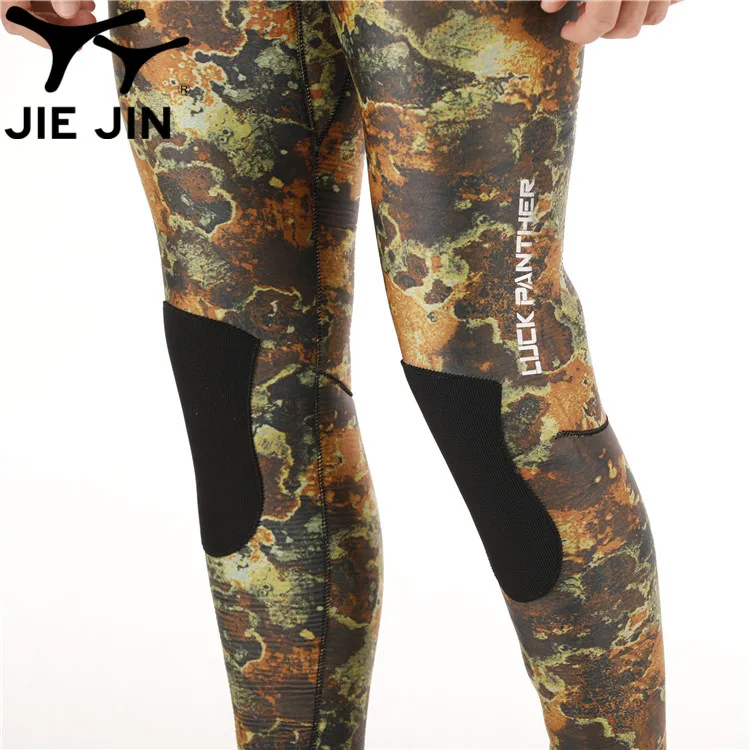 Мужские Гидрокостюмы для подводной охоты 3 мм камуфляжные неопреновые цельные свободные костюмы для дайвинга