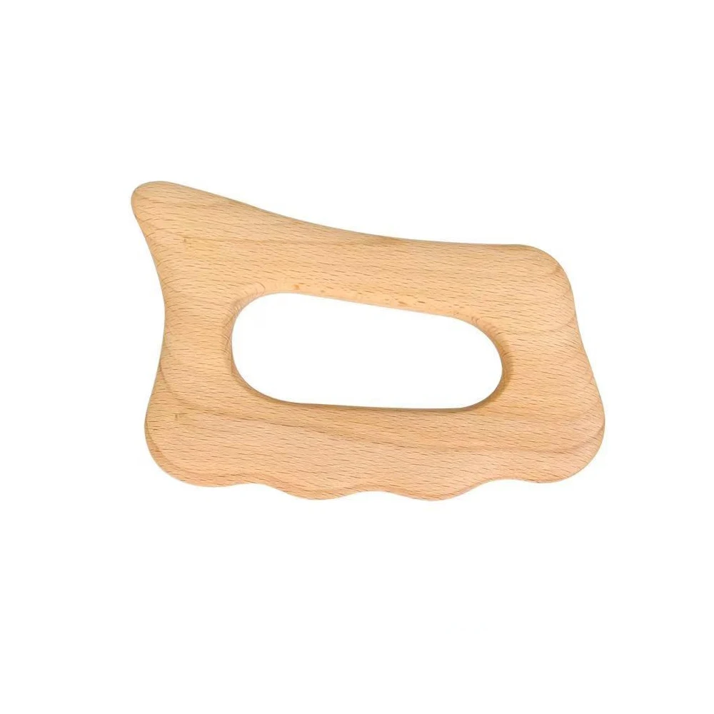 High Quality Wooden Guasha Tools Full Body Lymphatic Drainage Cellulite Massage Custom Logo Wooden Gua Sha Massager