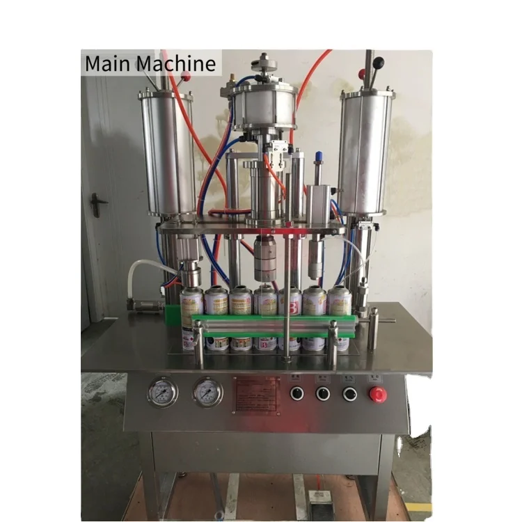 QGBS500 Semiautomatic Aerosol Filling Machine for body spray, paint filling machine
