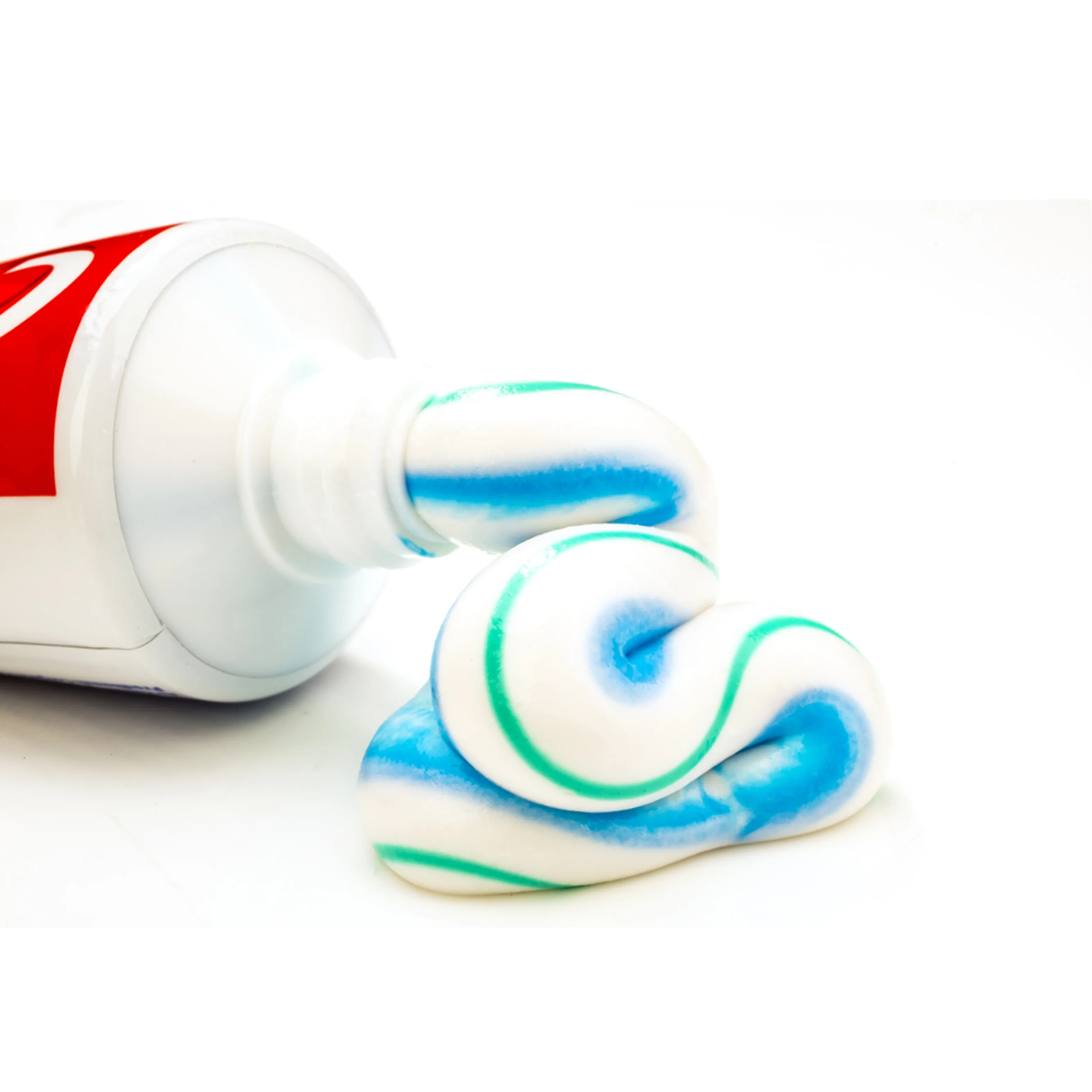 Custom private logo triple action toothpaste Whitening Removes Stains Fresh Breath Anti-sensitivity Three Color Toothpaste