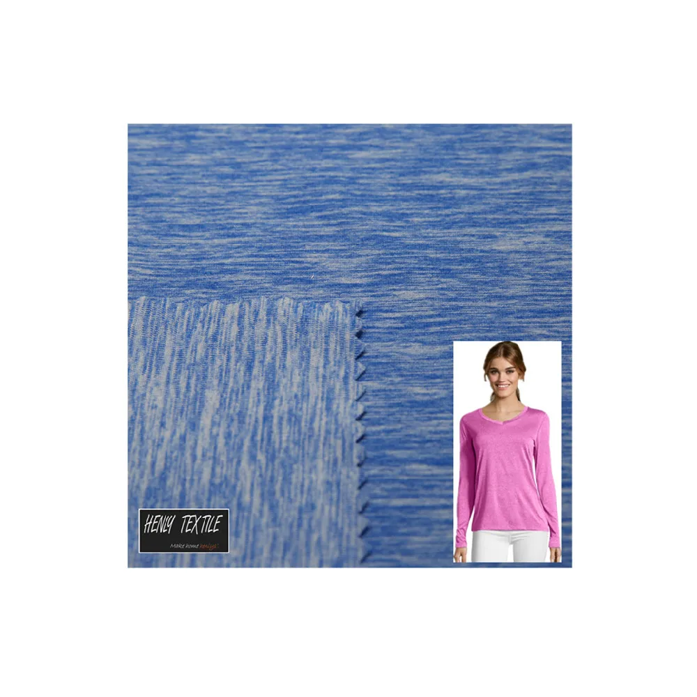 Biodegradable Knitted PEACHED Fabric Recycle Fabric for Casual Clothing 46%RECYCLED Polyester 46%POLYESTER 8%SPANDEX 140GSM