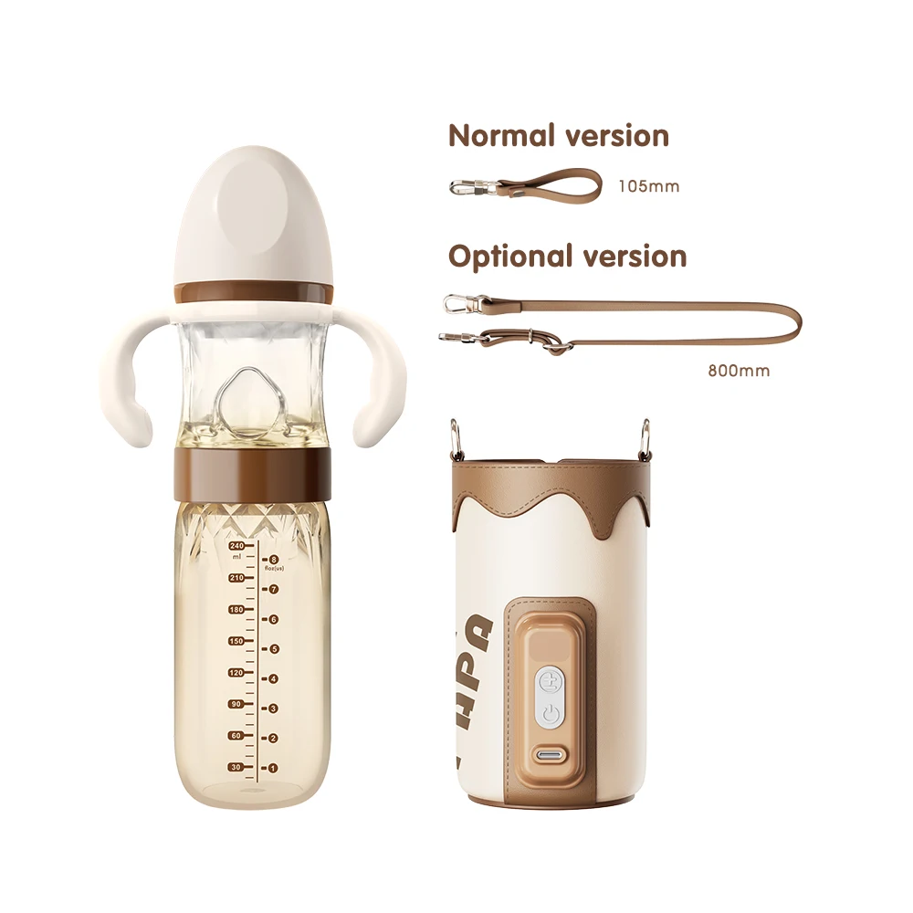 Night Feeding Thermostat Baby Feeding Bottle Usb Charger Portable Milk Warmer Bottle For Baby