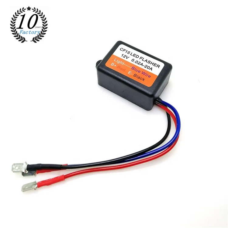 SKYEARTH CF15 LED Flasher Relay for Car Bike Turn Signal Indicator Blinker Light