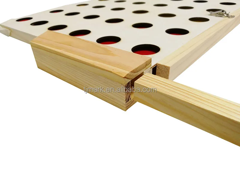 Natural Color Giant Connect 4 Game Set Outdoor Game Sport Toys 4 In A Row Game