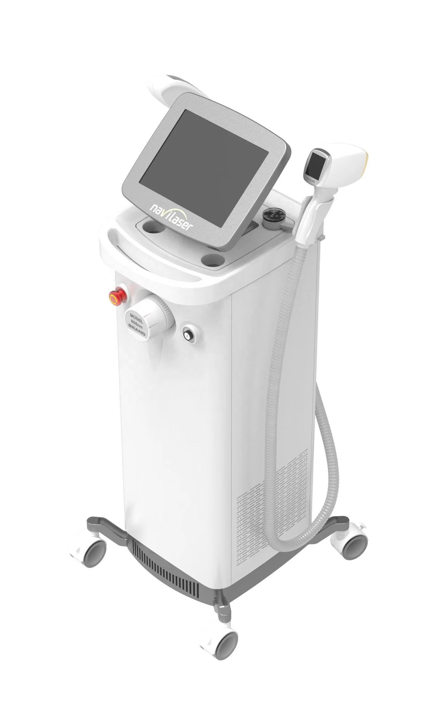 Newest Triple Wavelength 808nm&755nm&1064nm Stationary Diode Nd YAG Laser 2 in 1 Super Hair Removal Machine Factory Price