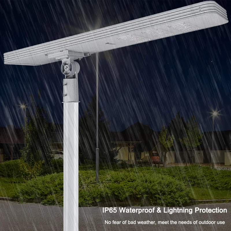 high quality endurance automatic integrated solar powered led street light 100w all in one outdoor road
