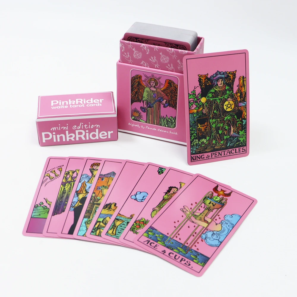 Supplier custom pattern printing paper tarot cards high end custom design prophecy tarot cards with box