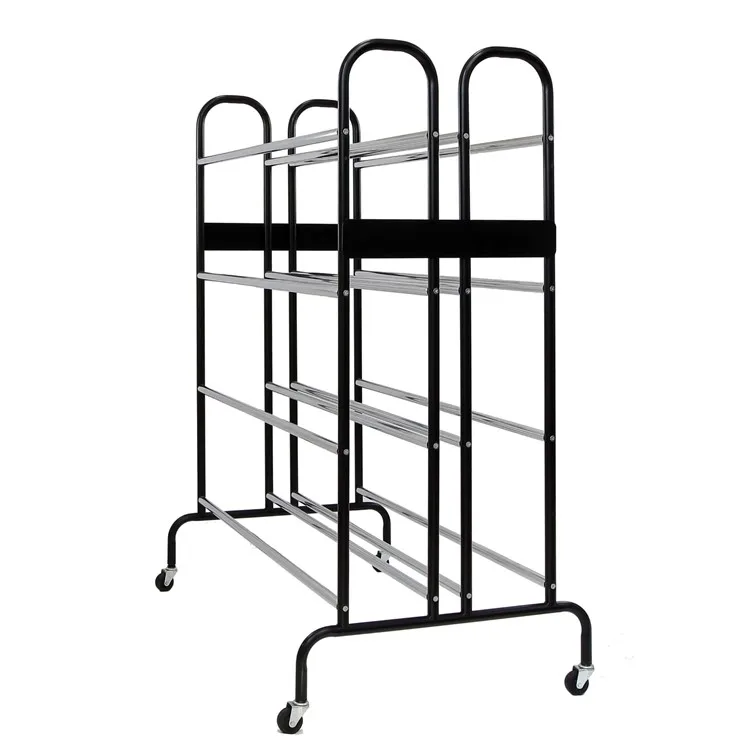 
OEM Custom capacity available metal frame sports portable ball cage foldable folding football storage cart for 