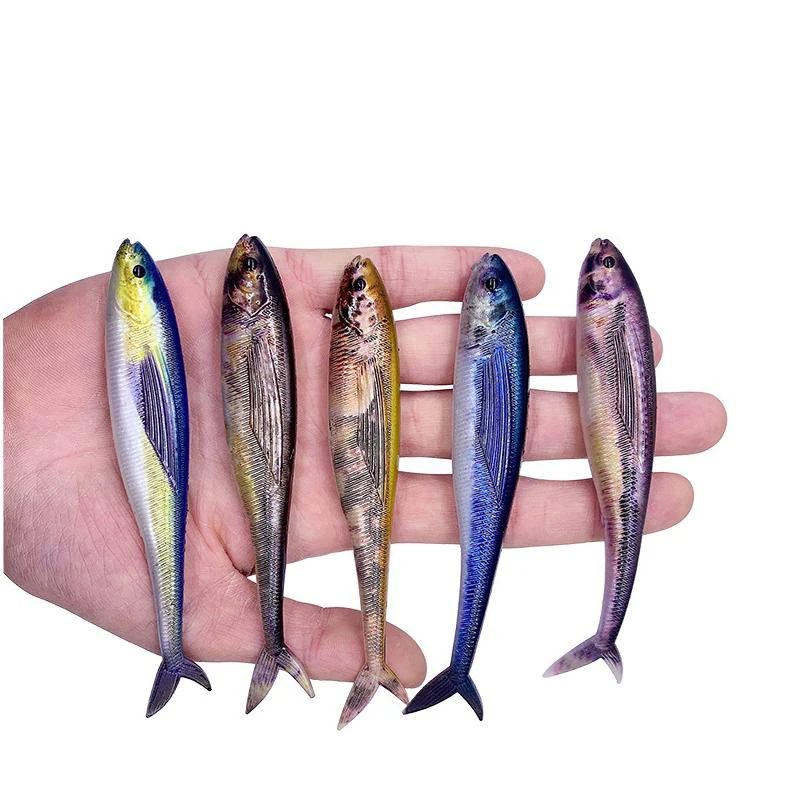 Fishing Bait Lure Silicone Deep Diving Blanks Packaging Jigging Custom Stick Top Resin Head Trolling Deep Diver Fishing Lures
