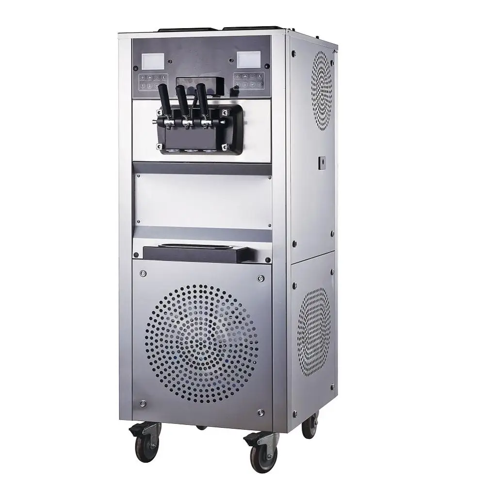 Wholesale factory OEM soft ice cream machine /ice cream maker with pre-cooling system/oceanpower soft ice cream machine