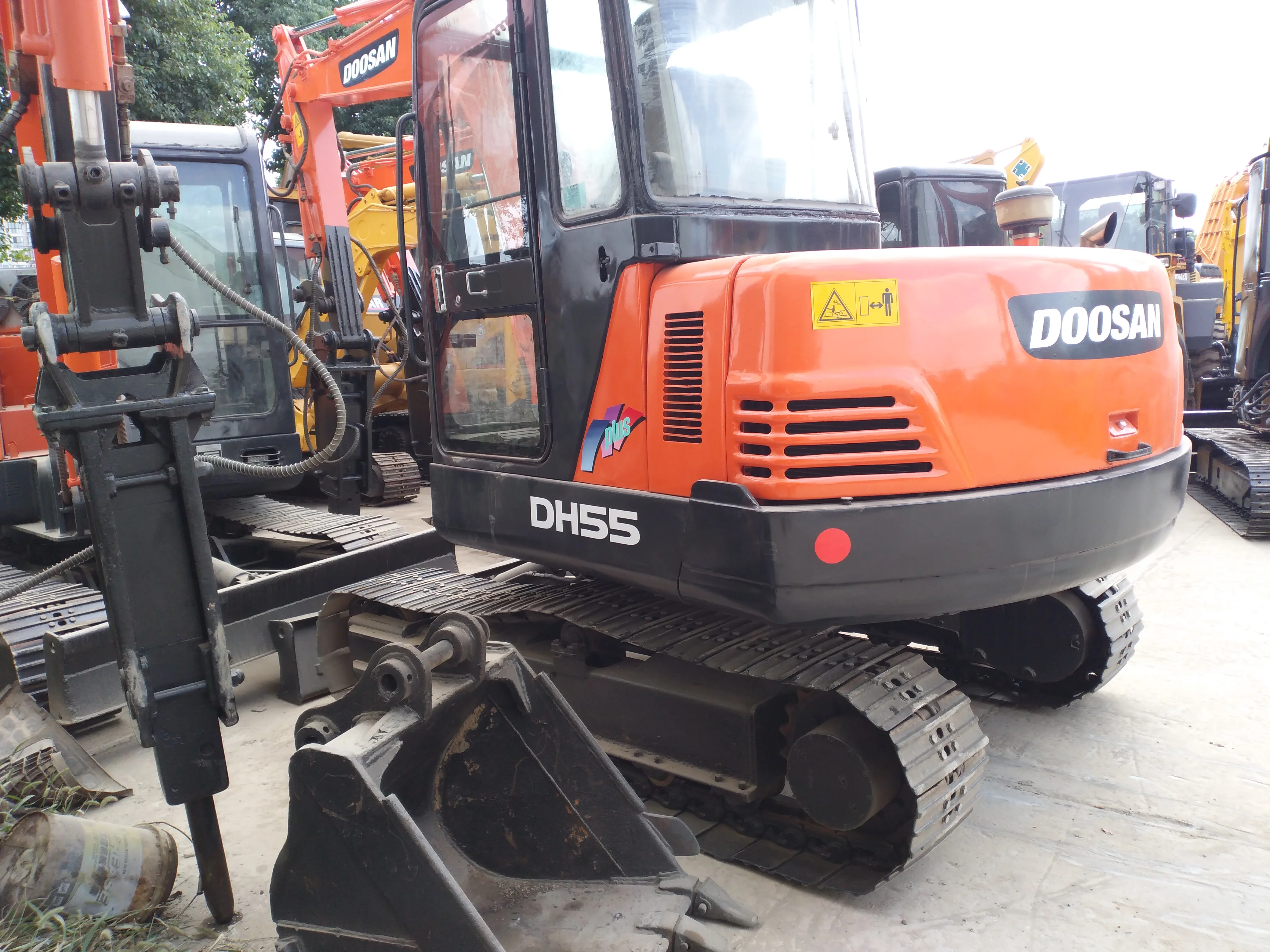 Used Doosan DH55 of used wheel excavator good quality Doosan  excavator