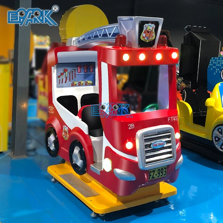 Cheap Price Coin Operated Arcade Indoor Amusement Fire Trucks Kids Car Game Machines For Sale