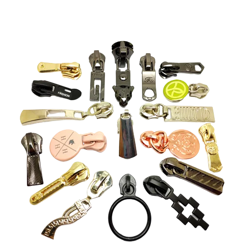 Custom Brand Logo Zipper Pull Replacement Zipper Tab Tags Cord Extension