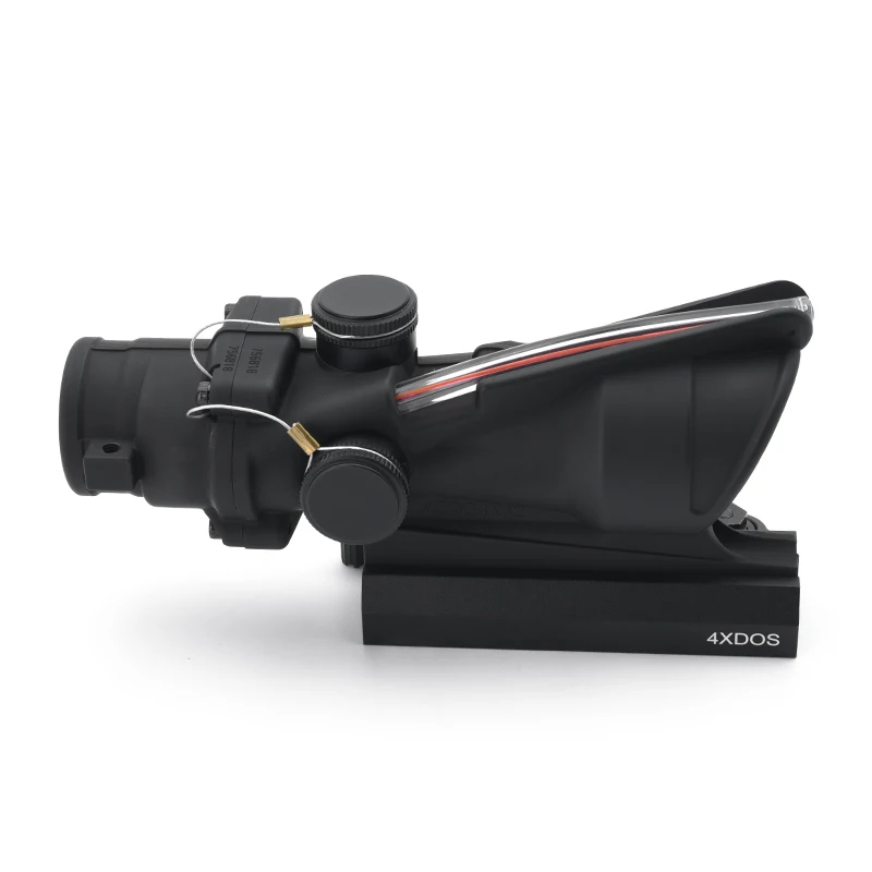 New Tactical Hunting 4X32 TA31 Upgraded Real Fiber Red Dot Scope with LT100 QD Mount