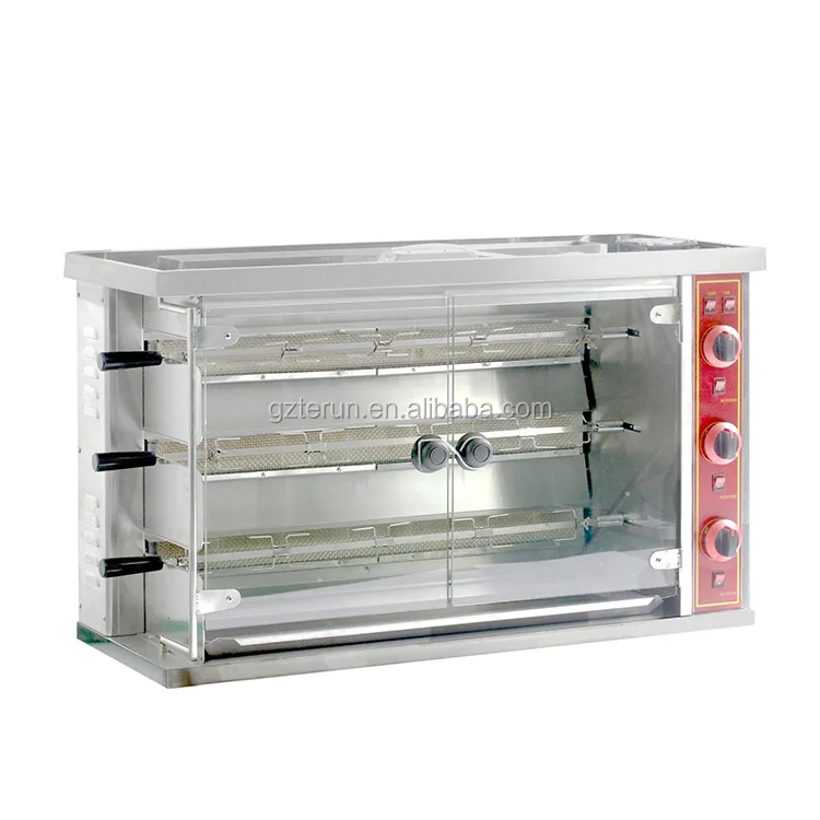 TARZAN Hot Sale Commercial High Temperature Resistance Glass Charcoal Grilled Chicken Turkey Lamb Duck Roasting Oven/Roaster