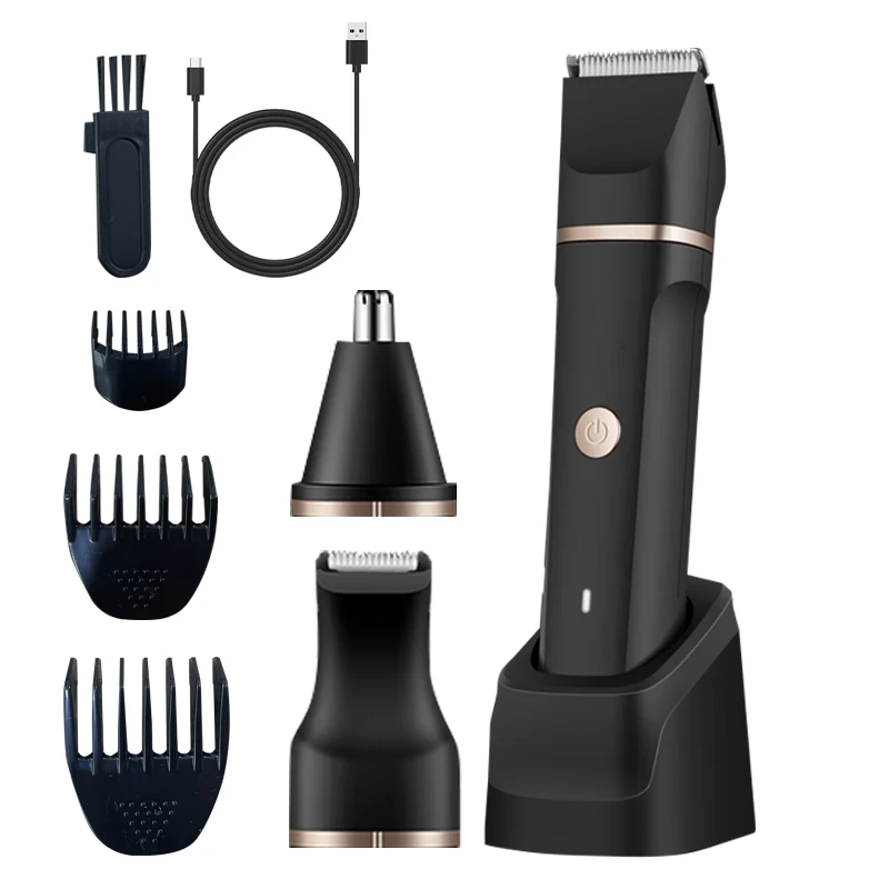 Waterproof Electric Razor and Wet/Dry Body Shaver for Nose Eyebrows Beard Pubic Hair Bikini Trimmer & Hair Clippers for Women