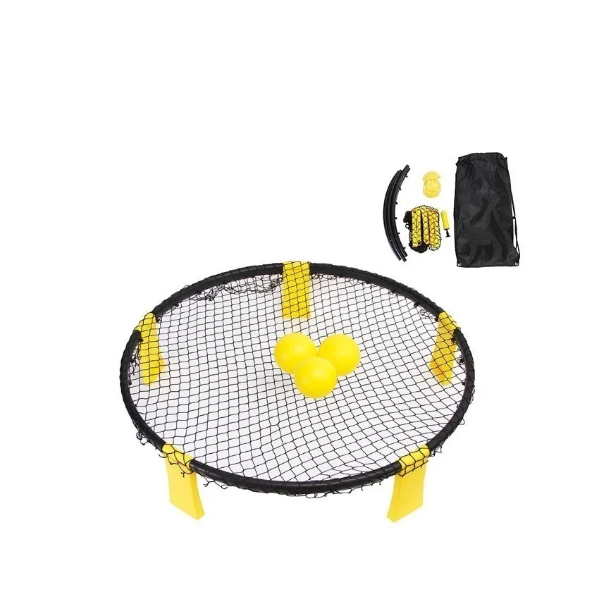 Tking, настраиваемый логотип, задний двор, пляжный спортивный набор для игры, Spyderball, круглая сетка, разбивающий мяч, комплект для игры на открытом воздухе, 3 мяча