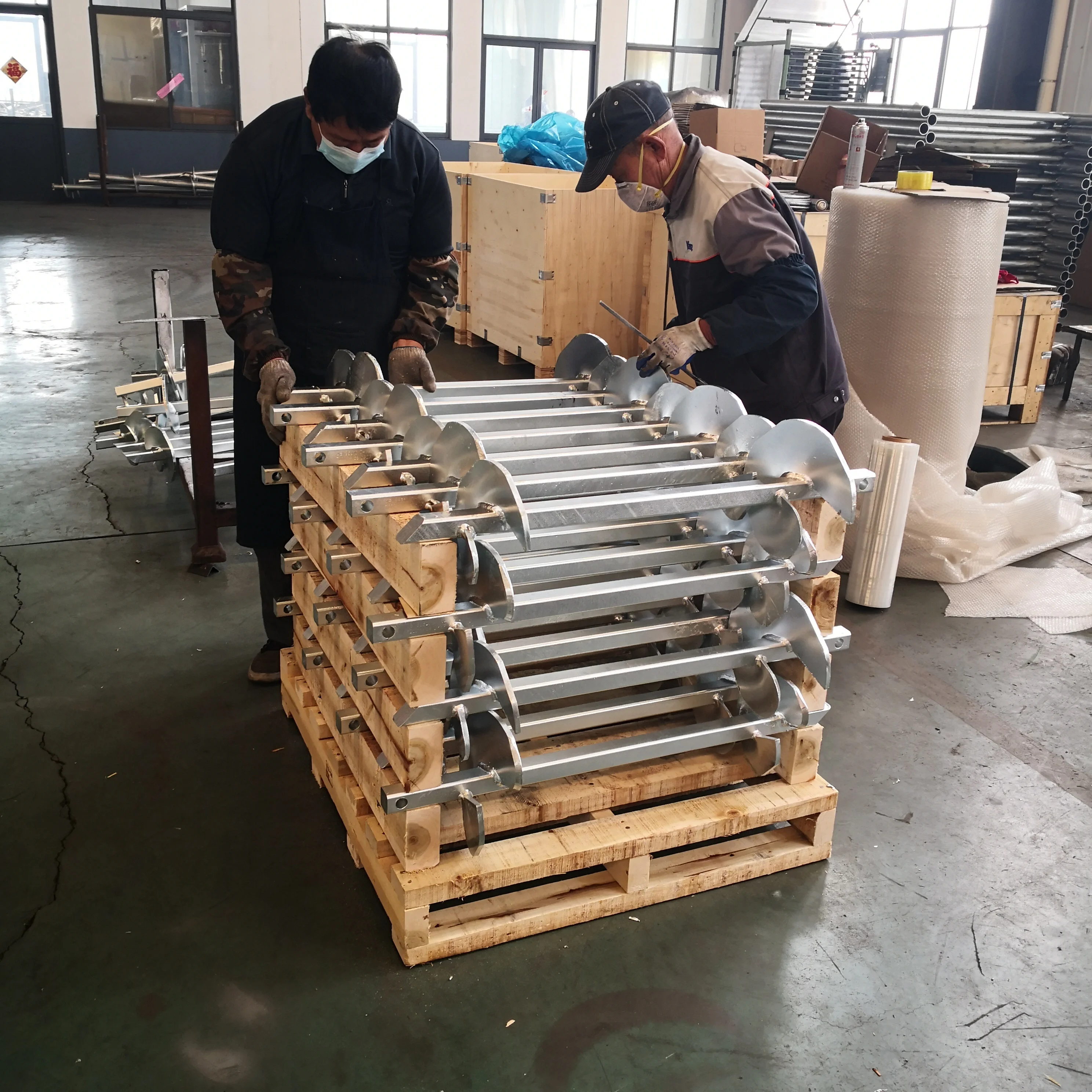 Hot Dipped Galvanized High quality Installation Ground Screw Foundation