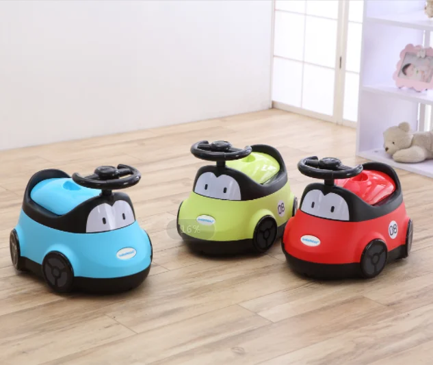 BABYHOOD OEM EN71 plastic small carry eco cartoon car portable children baby training toilet chair potty trainer seat