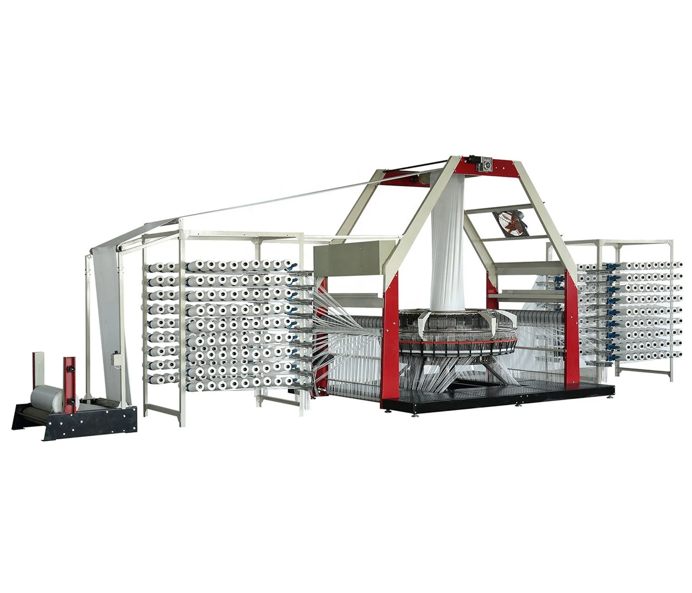 FLOUR WOVEN SACK BAG MAKING MACHINE professional industrial narrow fabric weaving loom machine