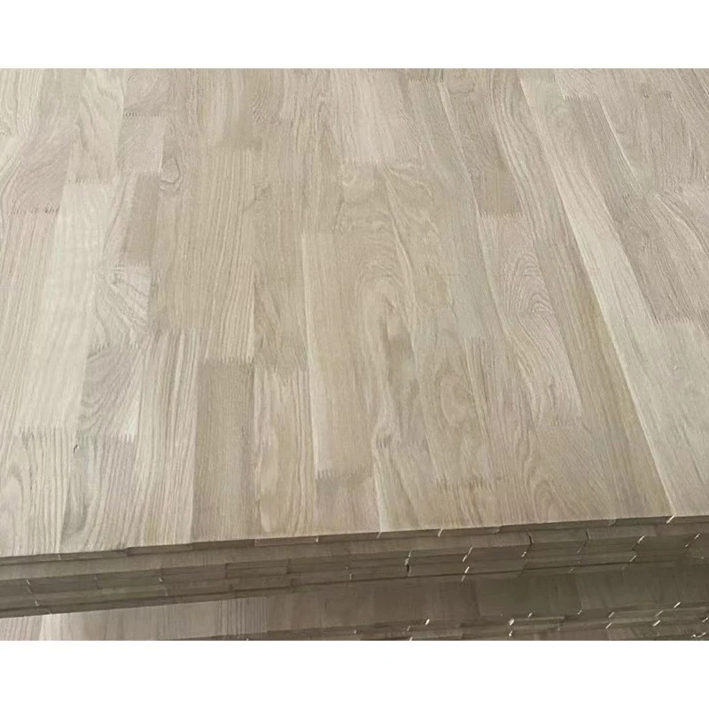 Solid Wood Boards FSC E0 E1 oak Edge Glued board oak finger joint board For Indoor Furniture
