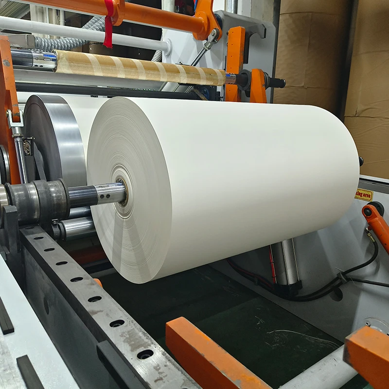 Paper Mill Supplier Competitive Price High smoothness 100% Wood Pulp White Cupstock Jumbo Base Paper Cup Roll