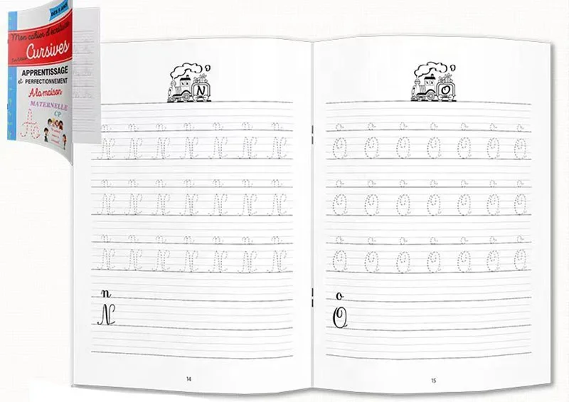 Cursive Copywriting French Letters