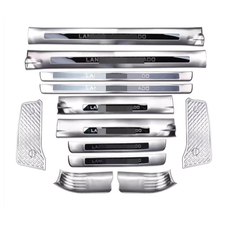 Carbon Fiber Interior Trims Shift Panel prado 120 Door Panels for toyota land cruiser FJ120 LC120 Side Blade Door Side Cover