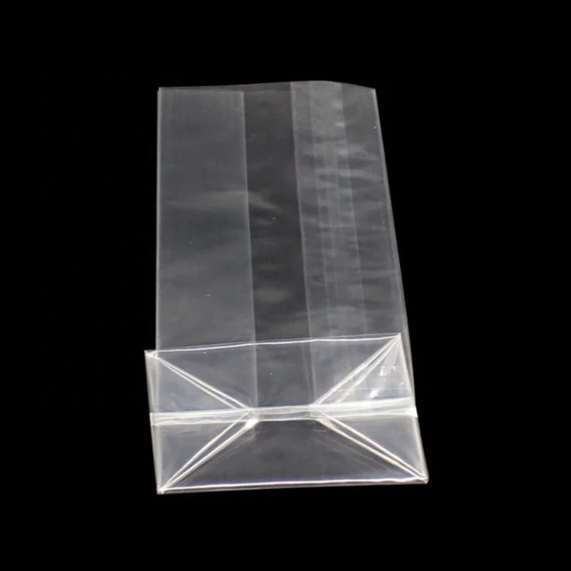 Side Gusset Transparent Candy OPP Packaging Bags with Square Bottom