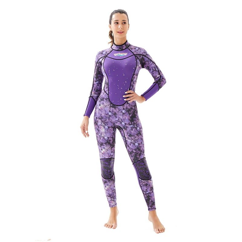Oem Service 3Mm Neoprene Wet Breathable Nontoxic Sportswear Custom Neoprene Diving Wet Suit Women