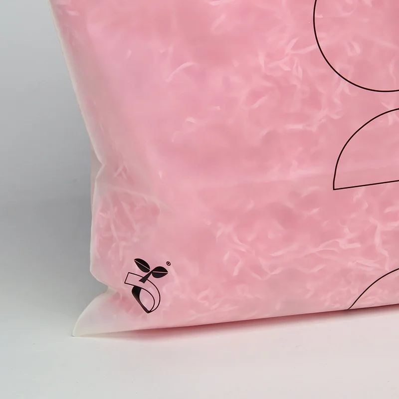 Newly sustainable eco friendly biodegradable plastic poly bag ziplock eco friendly apparel packaging