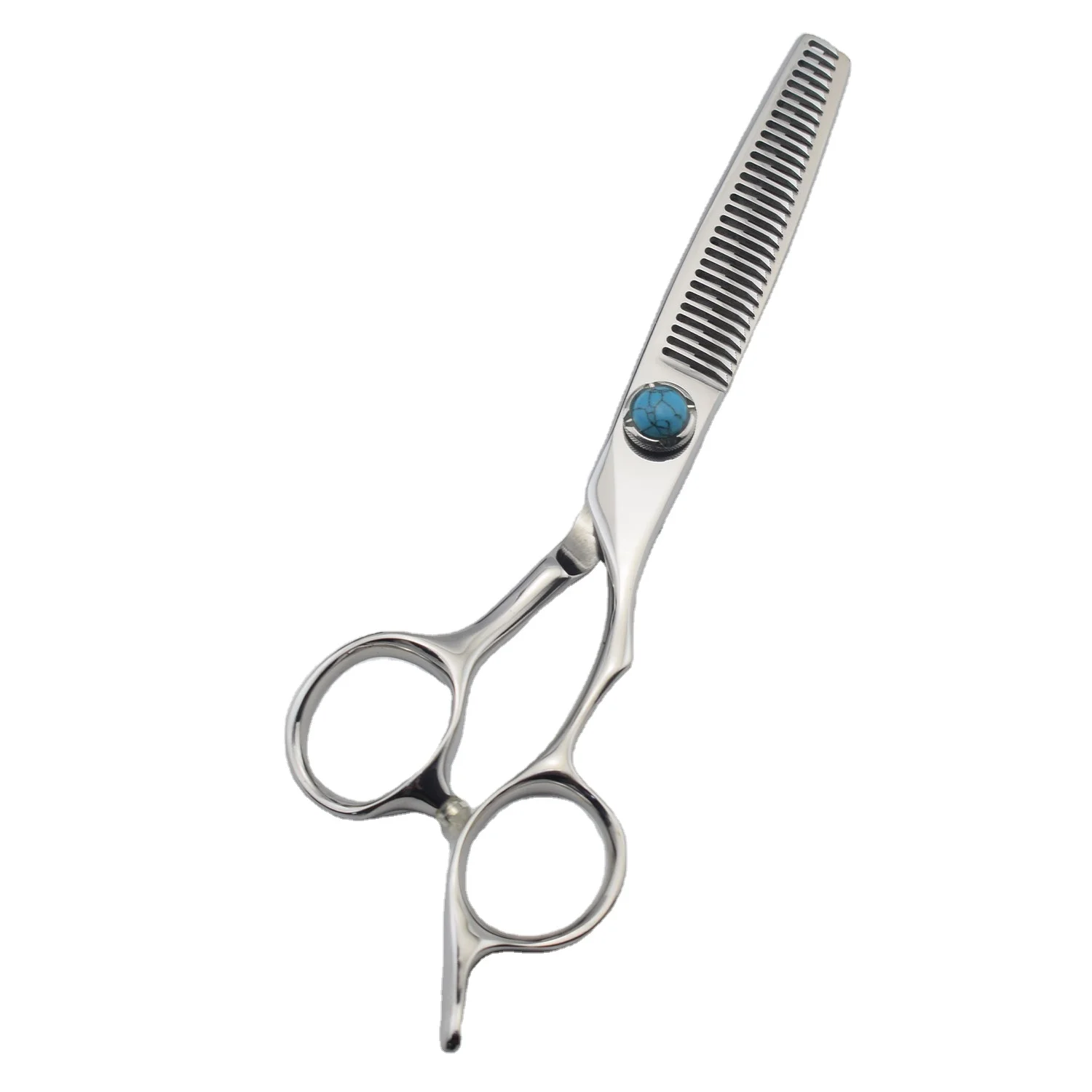 SHIMAMO 6 inch Blue crack professional hair scissors cut hair cutting salon scissor barber thinning shears hairdressing scissors