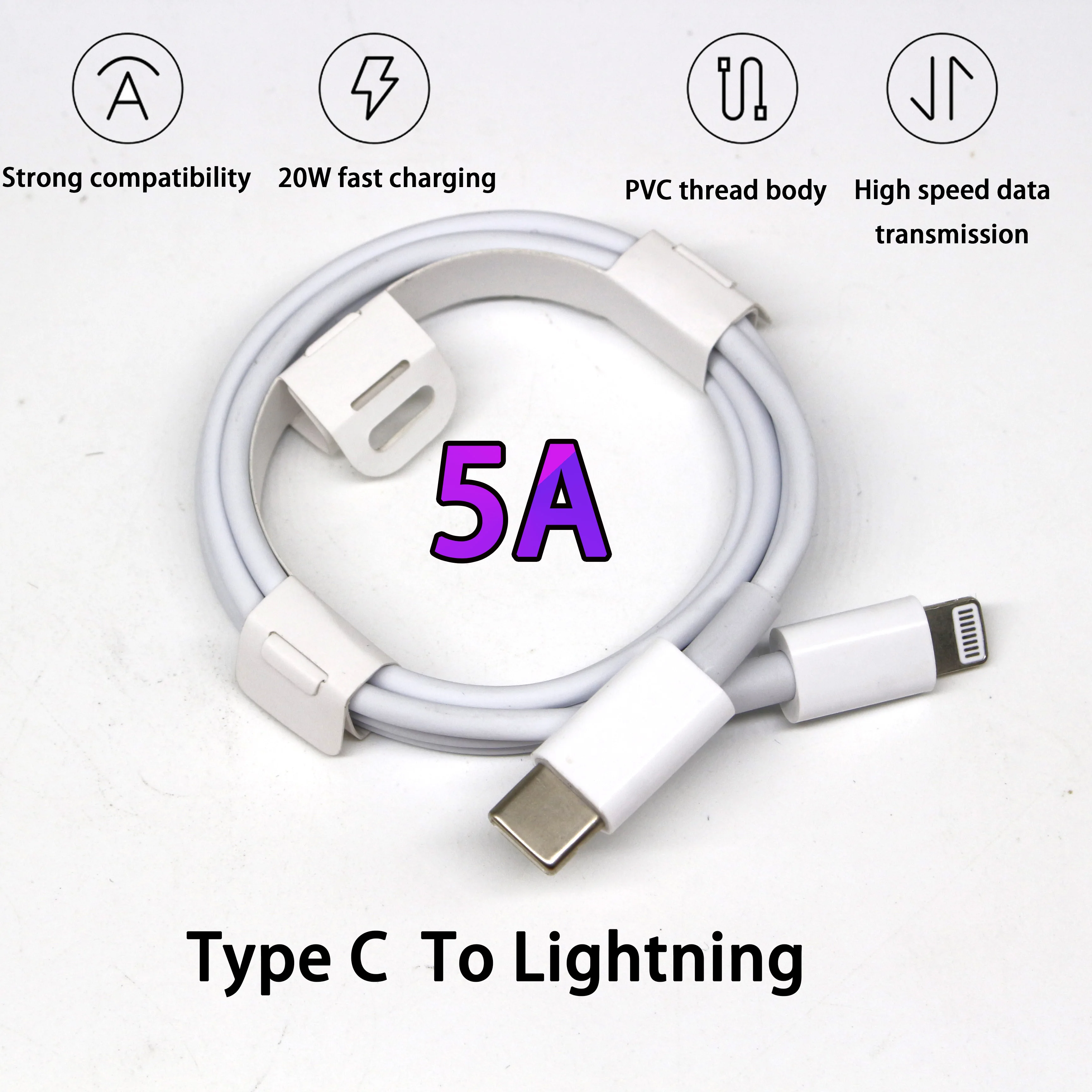Yiwu Export 18 Вт/20 Вт 1 м USB C к IOS pd Type Дата-кабель для зарядки iphone 12pro